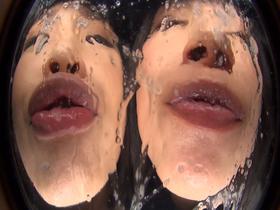 【バーチャル淫語責め】レズキスで唾液まみれになる僕　サンプル画像04